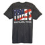 TYLER'S Grey/American Flag Track Tee