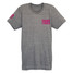 TYLER'S Heather Grey/Pink Track Tee front view