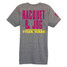 Racquet & Jog Heather Grey/Pink Track Tee back view
