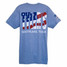 TYLER'S Royal/American Flag Track Tee - Southlake