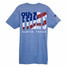 TYLER'S Royal/American Flag Track Tee - Austin TYLER'S Royal/American Flag Track Tee - Austin