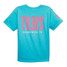 TYLER'S Kids' Lagoon Blue/Baby Pink Comfort Color Tee back view