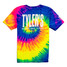 TYLER'S Kids' Neon Rainbow Tie Dye Tee back view