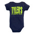 TYLER'S Navy/Lime Onesie back view