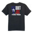 Racquet & Jog Kids' Black/Texas Flag Tee back view