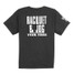 Racquet & Jog Kids' Black/White Tee back view