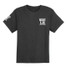 Racquet & Jog Kids' Black/White Tee front view