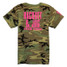 Racquet & Jog Kids' Camo/Pink Tee back view