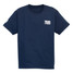 TYLER'S Kids' Navy/White Tee navy and white front view