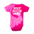 Keep Austin Weird Tie-Dye Onesie in Pink