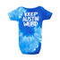 Keep Austin Weird Tie-Dye Onesie in Royal