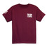 TYLER'S Kids' Maroon/White Tee front view