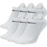 White Nike Everyday Cushion No-Show Socks- 6 Pack