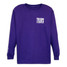 TYLER'S Kids' Long Sleeve Tee in purple and white colorblock design
