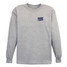 TYLER'S Kids' Grey/Navy Long Sleeve Tee front view