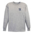 Racquet & Jog Kids' Grey/Navy Long Sleeve Tee front