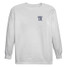 Racquet & Jog Kids' White/Navy Long Sleeve Tee front view