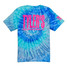 TYLER'S Kids' Blue/Pink Tie Dye Tee back view