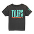 TYLER'S Toddlers' Charcoal/Mint Tee back Woodlands view