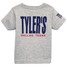 TYLER'S Toddlers' Grey/Navy Tee back view styled in Dallas