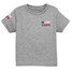 TYLER'S Toddlers' Grey/Texas Flag Tee flat lay front