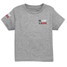 TYLER'S Toddlers' Grey/Texas Flag Tee front graphic