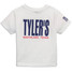 TYLER'S Toddlers' White/Navy Tee white back view