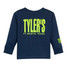 TYLER'S Toddlers' Navy/Lime Long Sleeve Tee