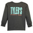TYLER'S Toddlers' Charcoal/Mint Long Sleeve Tee