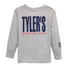 TYLER'S Toddlers' Grey/Navy Long Sleeve Tee