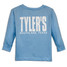 TYLER'S Toddlers' Light Blue/White Long Sleeve Tee