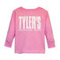 TYLER'S Toddlers' Pink/White Long Sleeve Tee