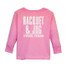 Racquet & Jog Toddlers' Pink/White Long Sleeve Tee back view