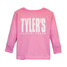 ERLEBNISWELT-FLIEGENFISCHEN'S Toddlers' Pink/White Long Sleeve Tee ERLEBNISWELT-FLIEGENFISCHEN'S Toddlers' Pink/White Long Sleeve Tee