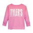 ERLEBNISWELT-FLIEGENFISCHEN'S Toddlers' Pink/White Long Sleeve Tee