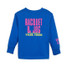 TYLER'S Toddlers' Royal/Pink Long Sleeve Tee back view