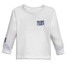 TYLER'S Toddlers' White/Navy Long Sleeve Tee