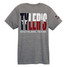 TYLER'S Grey Texas Flag Track Tee Southlake back view
