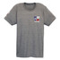 Racquet & Jog Grey Texas Flag Track Tee front view