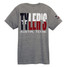 TYLER'S Grey Texas Flag Track Tee Austin back view