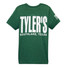 TYLER'S Green/White Track Tee white colorway back view