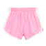 Girls' Baby Pink/White Racer Shorts