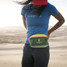 Cotopaxi Bataan 3L Del Día Fanny Pack in multi-color viewed from angled side perspective.