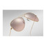 Ray-Ban Aviator sunglasses with gold frame and pink mirror gradient lenses