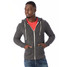 Alternative Apparel Men's Black Rocky Zip Hoodie Alternative Apparel Men's Black Rocky Zip Hoodie