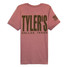 TYLER'S Heather Mauve/Olive Track Tee Dallas back
