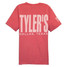 TYLER'S Coral Craze Comfort Wash Pocket Tee Dallas back view