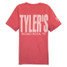 TYLER'S Coral Craze Comfort Wash Pocket Tee Round Rock back view