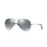 Ray-Ban Aviator Mirror Sunglasses in silver frame with silver mirrored lenses