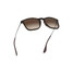 Ray-Ban Chris sunglasses in tortoiseshell brown, angled side view